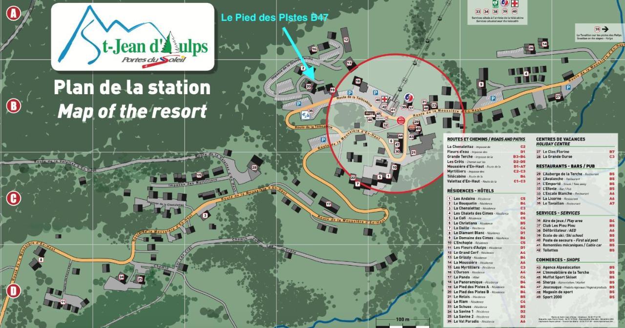 Au Pied Des Pistes B48, Chaleureux Studio 4 Pers, Balcon Plein Sud, Draps Non Compris Saint-Jean-dʼAulps Екстериор снимка