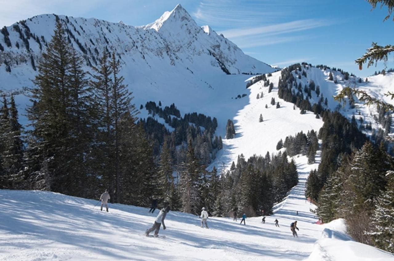Au Pied Des Pistes B48, Chaleureux Studio 4 Pers, Balcon Plein Sud, Draps Non Compris Saint-Jean-dʼAulps Екстериор снимка